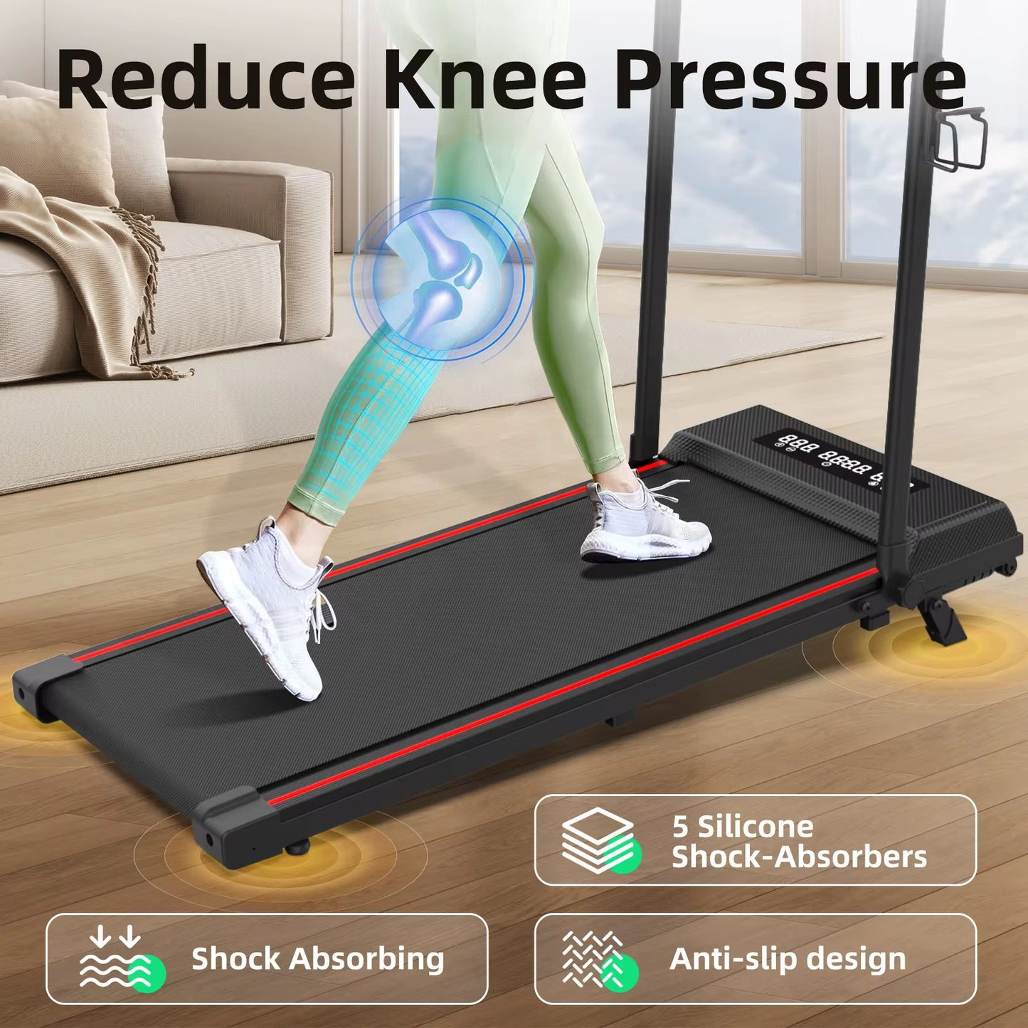 Tapis de Course Pliable et Inclinable