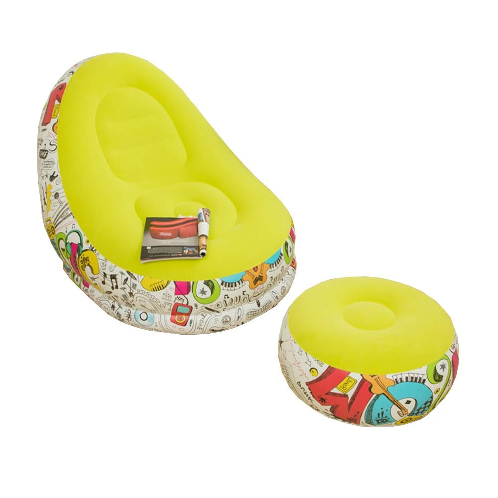 Fauteuil et repose pieds (la pompe est offerte