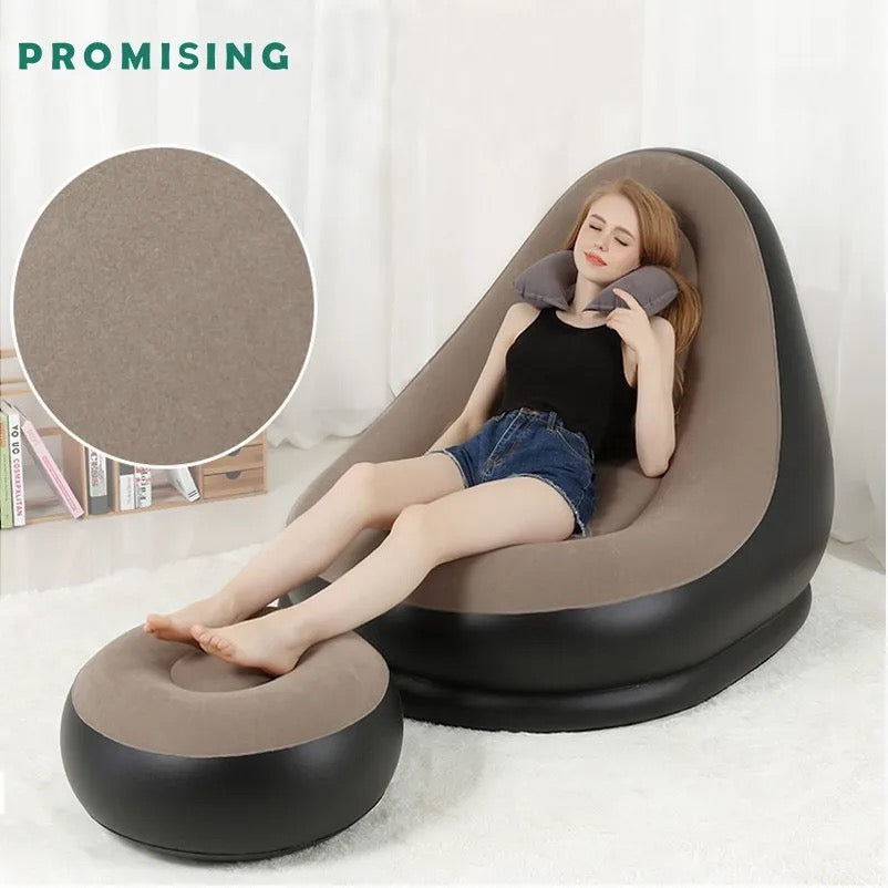 Fauteuil et repose pieds (la pompe est offerte