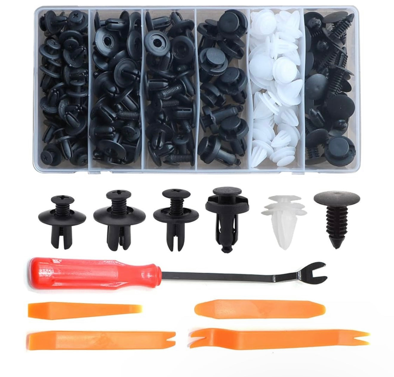 Lot de 120 clips de fixation