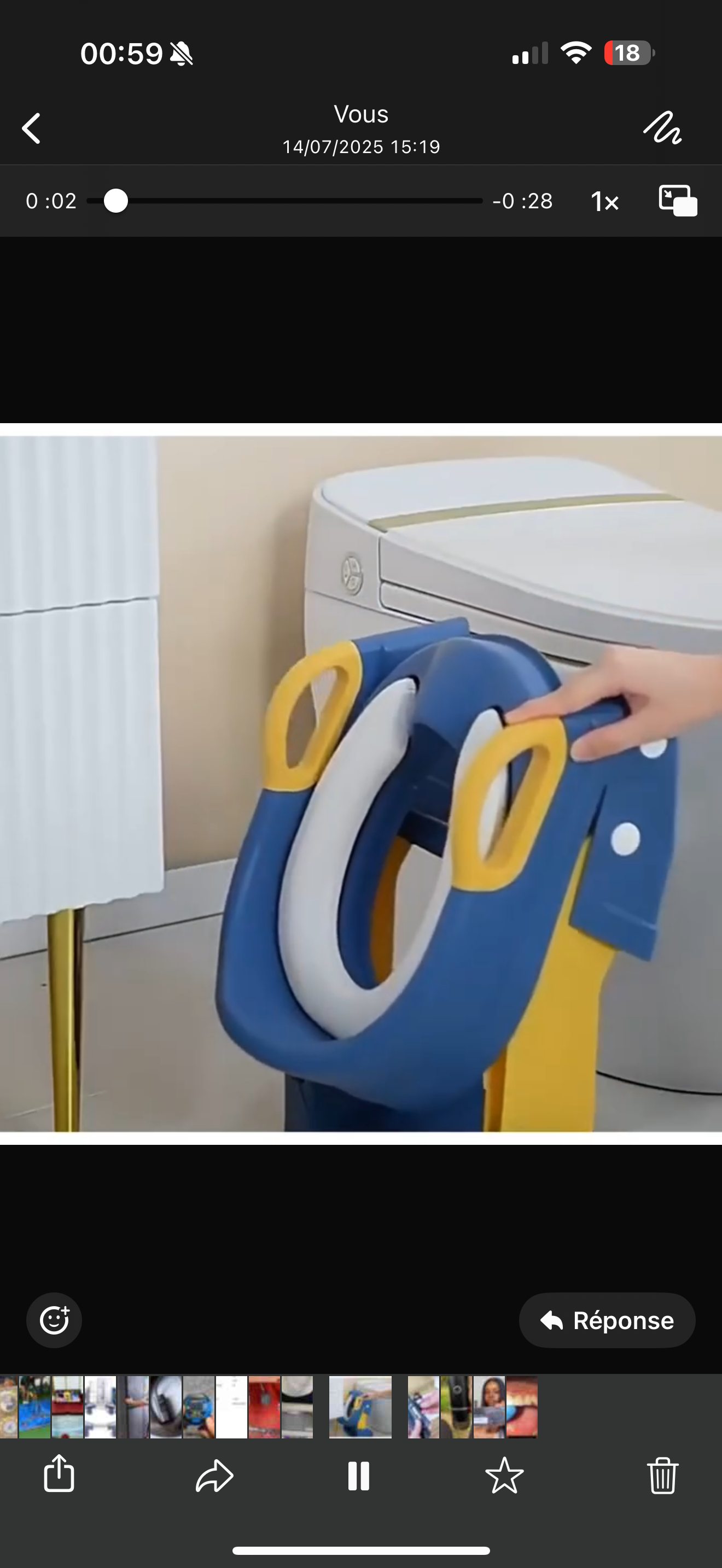 Siège de toilette échelle avec marches