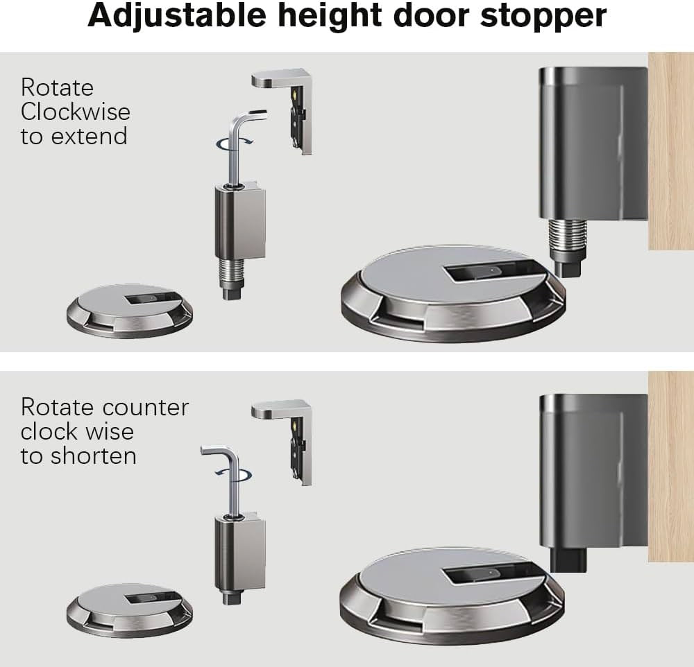 Butée de porte magnétique