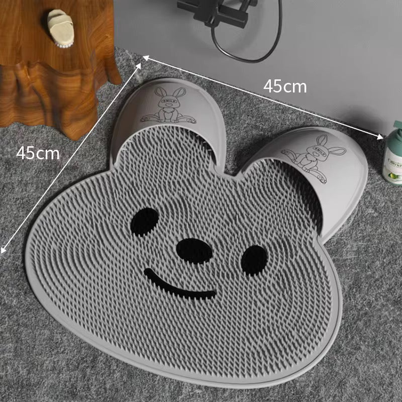 Grattoir de douche antidérapant ( 2pcs)