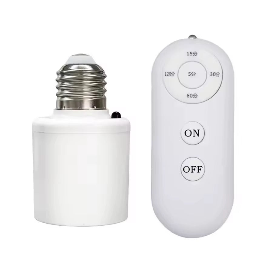 2 pcs Douille Lampe à Télécommande