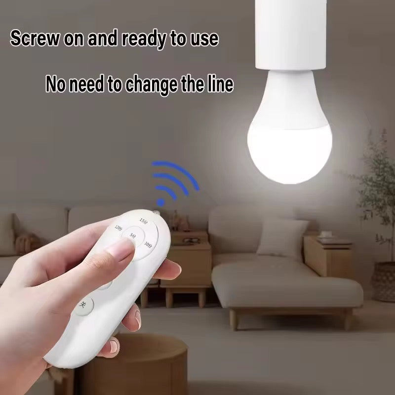 2 pcs Douille Lampe à Télécommande