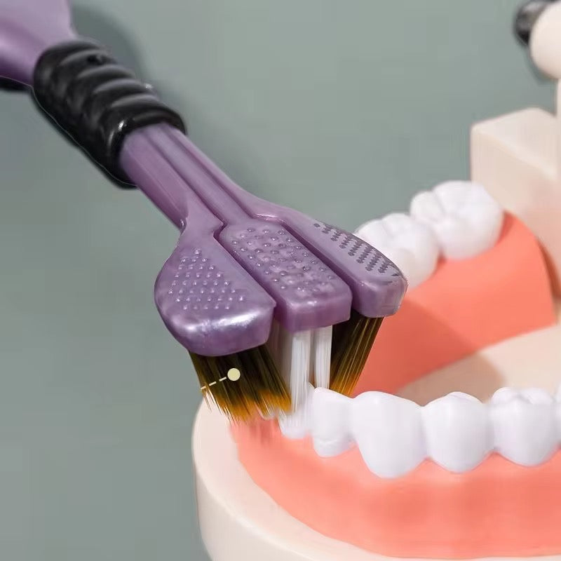 Brosse à dents 3 côtés ( pack de 4 brosses)