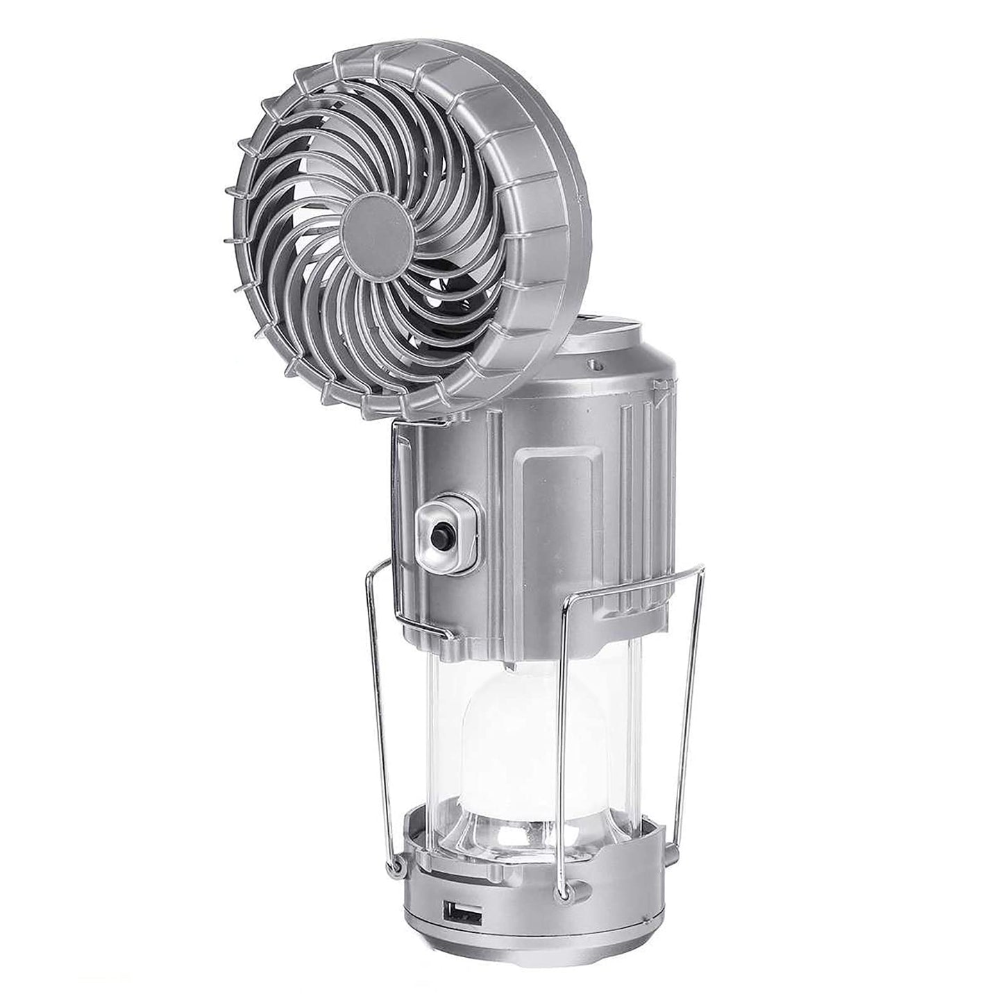 Lanterne solaire rechargeable + ventilateur