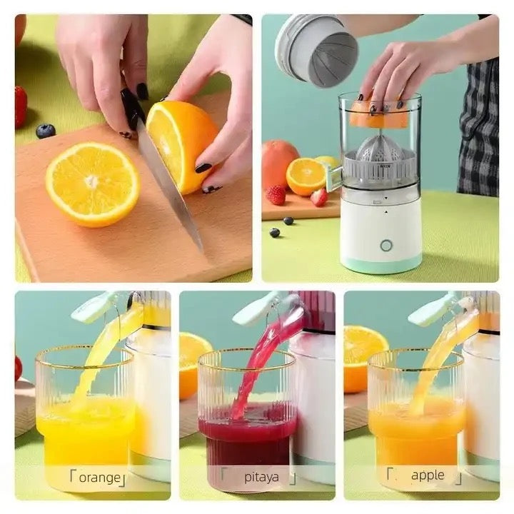 Presse-Agrumes électrique Rechargeable Récipient Amovible 600ML