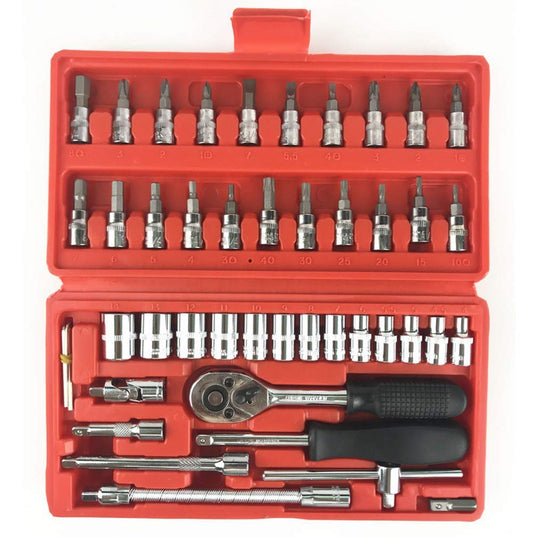 Kit d'outils de réparation 46 pièces